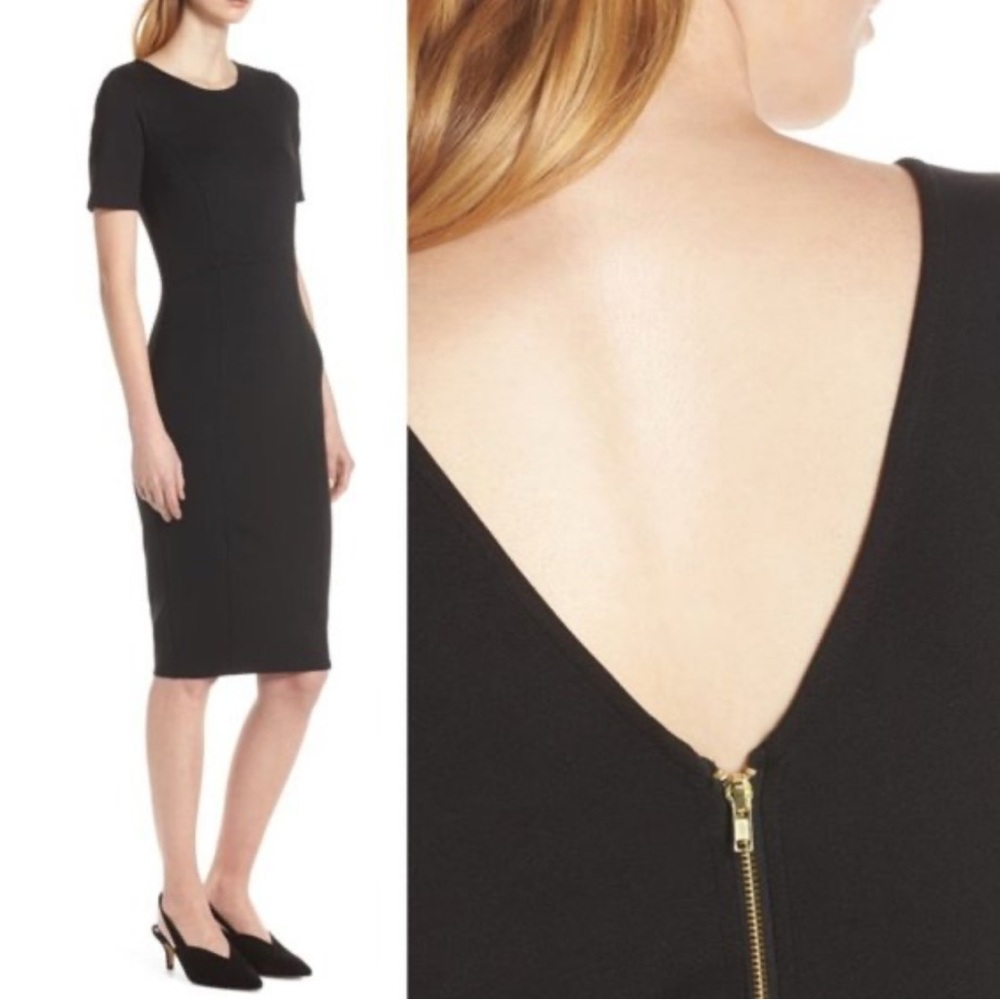ALI & JAY Black Midi Dress